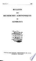 Télécharger le livre libro Bulletin Des Recherches Agronomiques De Gembloux